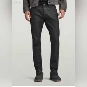 G-Star Raw Revend Skinny Stretch Jeans Pitch Black Denim SZ 32/30 5 pocket